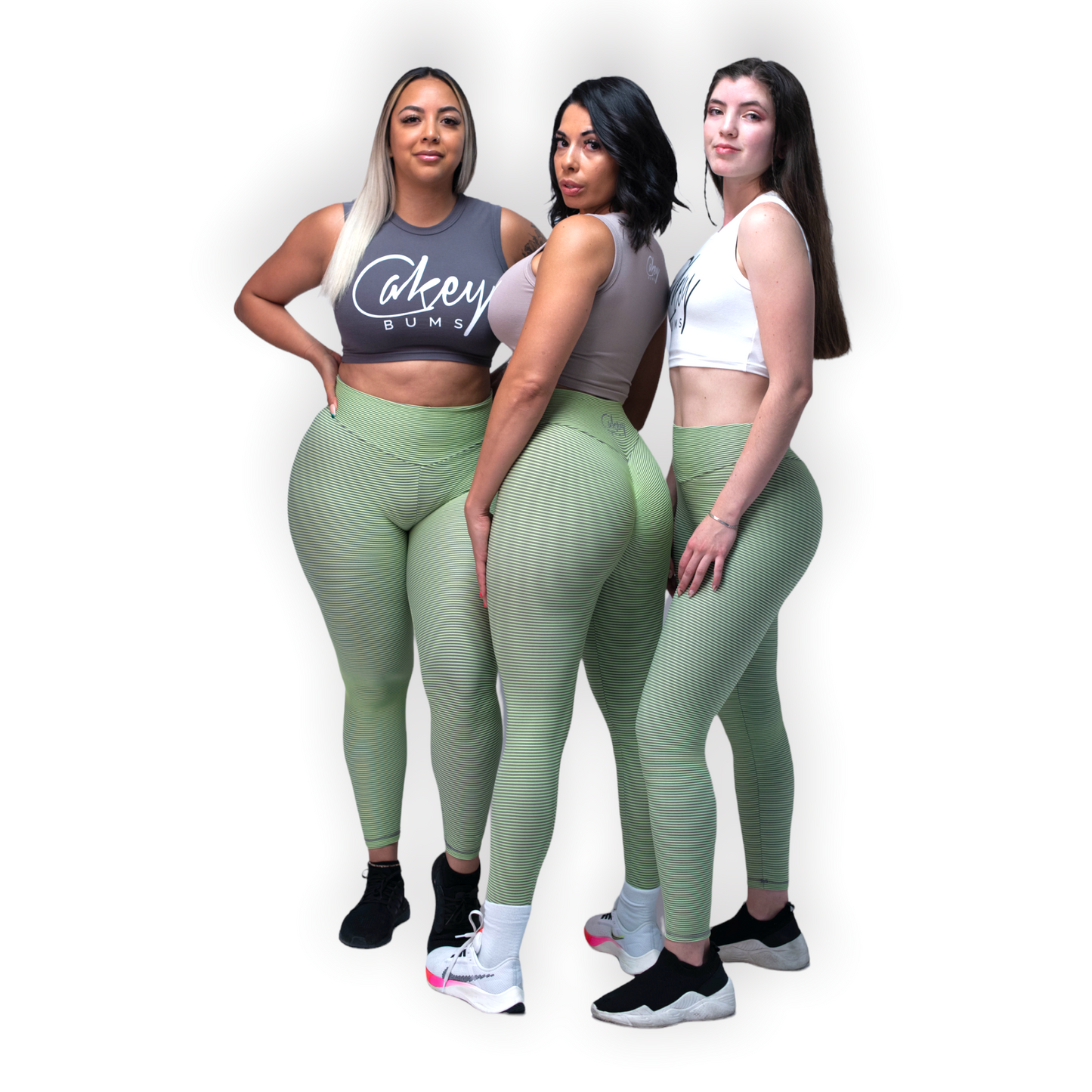 Lime Ribbed Leggings