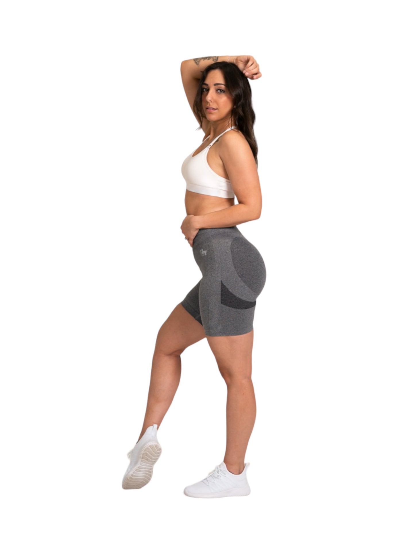 Gray ICING Shorts