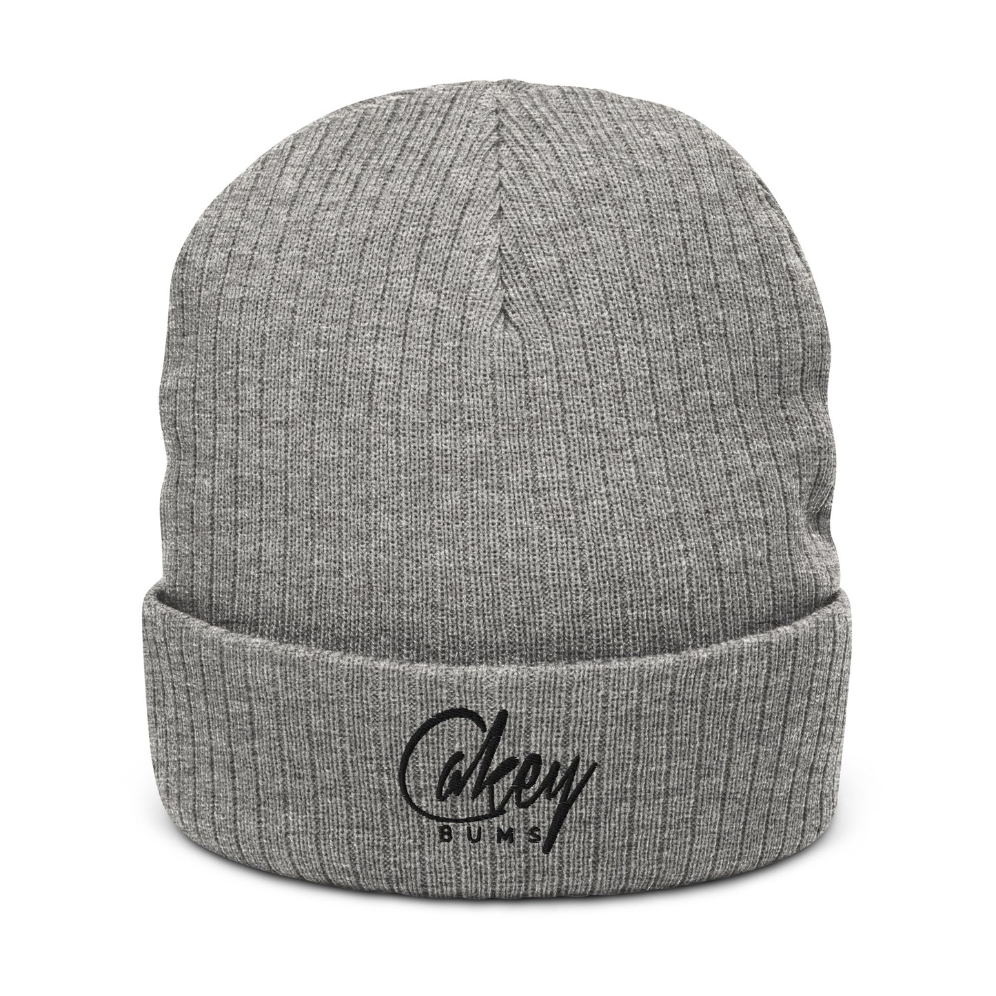 CakeyBums Ribbed knit beanie