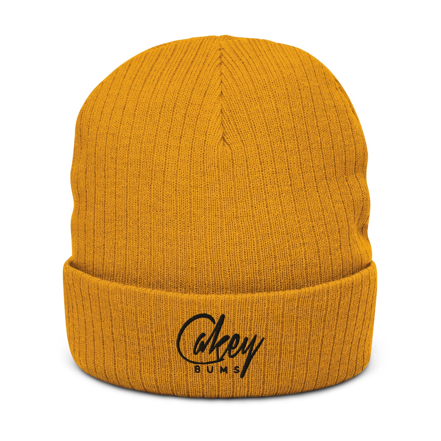 CakeyBums Ribbed knit beanie